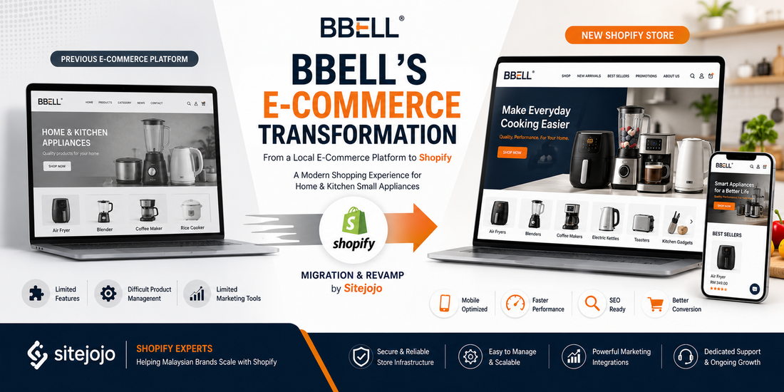 BBELL Malaysia's E-Commerce Transformation: Migrating from a Local Platform to Shopify for Long-Term Growth